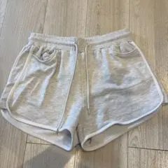 グレー スウェット ショートパンツ