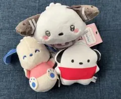 サンリオ ポチャッコ マスコットぬいぐるみ 3点セット