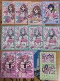や*ん様 プロセカ メロパレ トレカ ステッカー モモジャン みのり 遥 雫 愛