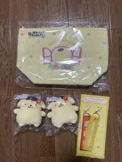 ポムポムプリン ポーチ＆マスコットセット