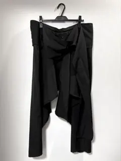 【Yohji Yamamoto】腰巻内股ドレープパンツ【POUR HOMME】のサムネイル