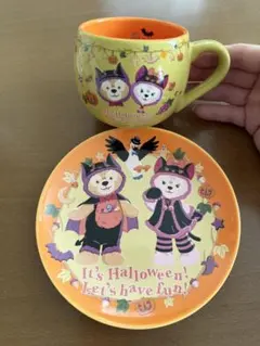 東京ディズニーシー ダッフィー ハロウィン マグカップ＆プレート
