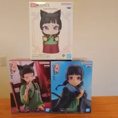 薬屋のひとりごと 猫猫 フィギュア 3種セット
