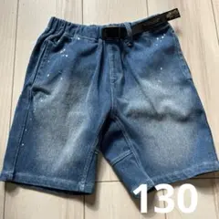 BREEZE 半ズボン 130cm デニムブルー