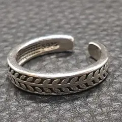 ​【新品】シルバー925 リーフ柄 リング 925 ボタニカル　蔦　彫刻