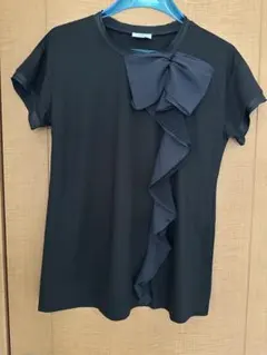 LANVIN en Bleu フリル付きTシャツ ブラック(未着用品)のサムネイル