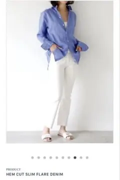 MADISON BLUE ホワイトデニム　01サイズのサムネイル