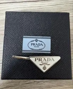 希少》PRADA マネークリップ ペーパークリップ シルバー925 箱付き