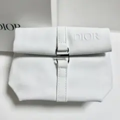dior カプチュール オファー ポーチ ノベルティ ホワイト レザー