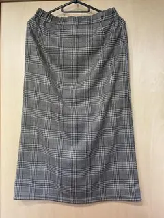 Mサイズ チェック柄 ひざ丈スカート
