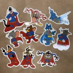 ワーナーブラザーズ公式 トムジェリー ルナートゥーンズ ステッカー セット