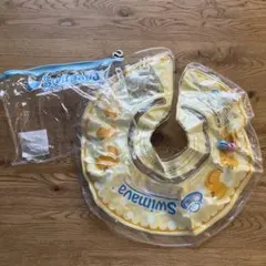 Swimava 浮き輪 イエロー 収納ポーチ付き