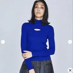 ダブルスタンダードクロージング　リブニットトップスのサムネイル