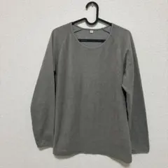 長袖カットソー グレー L