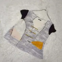 io yukomura Ta 半袖　シアートップス　ヴィスコース100% 透け感