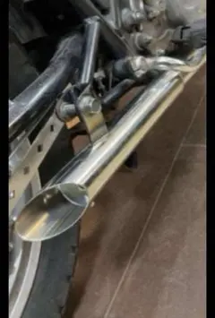 sr400 sr500 ドラックマフラー　ステンレス　チョッパー　ボバーのサムネイル