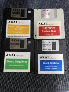 AKAI S2000用 フロッピーディスク 4枚セット