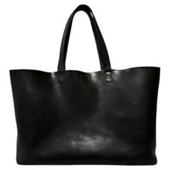 美品 SLOW BEAMS別注 レザー 本革 トートバック 黒 bono SLOW（スロウ）の「SLOW×BEAMS / 別注 bono TOTE（トートバッグ）」 - WEAR