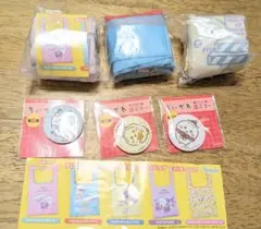 【6点セット】未開封　ちいかわグッズ　サンリオコラボエコバッグ3点　缶ミラー3点