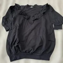 専用です⭐︎ブランシェス　フリル付きブラックスウェット 110