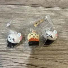 ちいかわ 寿司 フィギュアキーホルダー うさぎ　モモンガ　シーサー