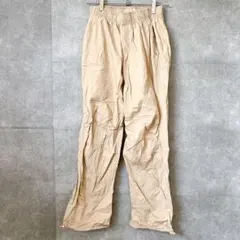 ピンクリパブリック 裾ドローコード パラシュートパンツ 【S】