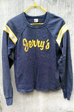 ビンテージ　古着　スウェット 　トレーナー　ロンT　L　 ネイビー