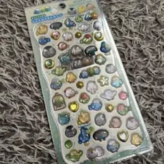 ボンボンドロップシール　ジュエルプチドロップ ふわふわとりのなかまたち