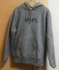 SHIPS シップス 西海岸サーフ スウェットパーカー 日本製 ネイビー S 