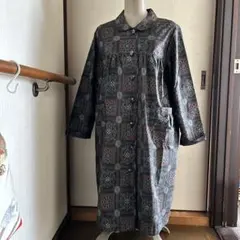 専用様着物リメイク大島から裏地付きロングコート - メルカリ