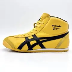 オニツカタイガー ミッドランナー タイチイエロー ブラック レザー