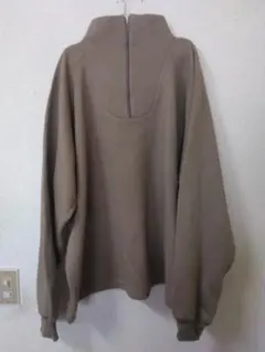 U.S古着 ボアサーマル ワイドシルエット フリース ハーフジップ ARMY