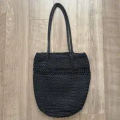 LEPSIM レプシィム メタリックヤーントート　ブラック　黒のサムネイル