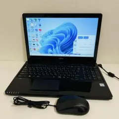 Y125 NECノートパソコン i5メモリ8G高速WEBカメラWindows11 NEC 中古ノートパソコン 第8世代 Core i5 Windows11 SSD256GB メモリ