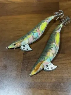中古　ヤマシタ　エギ王JP+ 3.5号 2個　グリーン　オリーブマンブル？