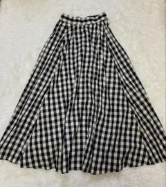niko and...ニコアンドイージードライタックスカート ギンガムチェック