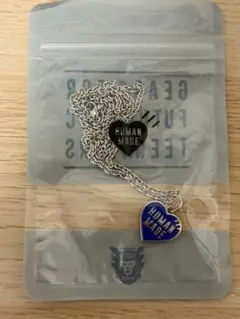 HUMAN MADE NECKLACE ハートネックレス　ブルー　青