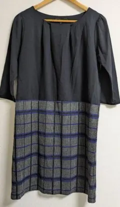 美品Green Label Relaxing ひざ丈ワンピース 40