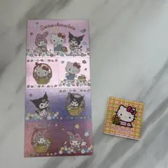 ハローキティ　マイメロ　マイメロディ　クロミ　タイルシール　キラキラシール