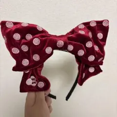 ディズニー　リボン　カチューシャ