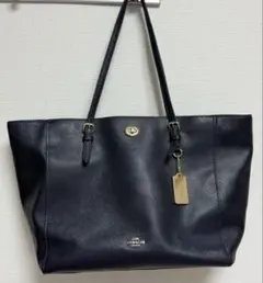 ⭐極美品⭐COACH サフィアーノレザー ビジネスバッグ ネイビー - メルカリ