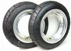 ホンダジャイロにクロスアルミホイール・扁平タイヤ 205/30-10 - メルカリ