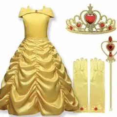プリンセスドレス サイズ110 セット付き コスプレ ハロウィン