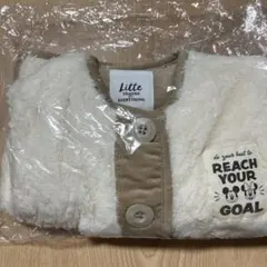 ディズニー　ミッキー　ミニー　フワフワアウター ボアアウター80cm