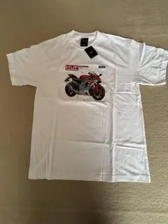 HUF ホワイト Tシャツ Mサイズ バイクデザイン