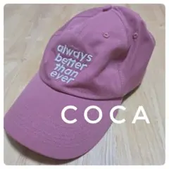 coca コカ ロゴ キャップ ピンクのサムネイル
