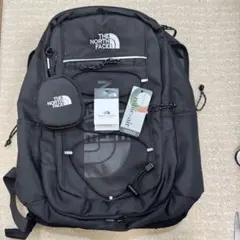 韓国ノースフェイス リュック 通学 30L バック ブラック大容量 黒
