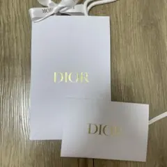 Dior ギフトバッグとカードセット