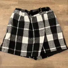 petit main チェック柄ショートパンツ 90