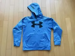 UNDER ARMOUR フード付きパーカー YMD 青